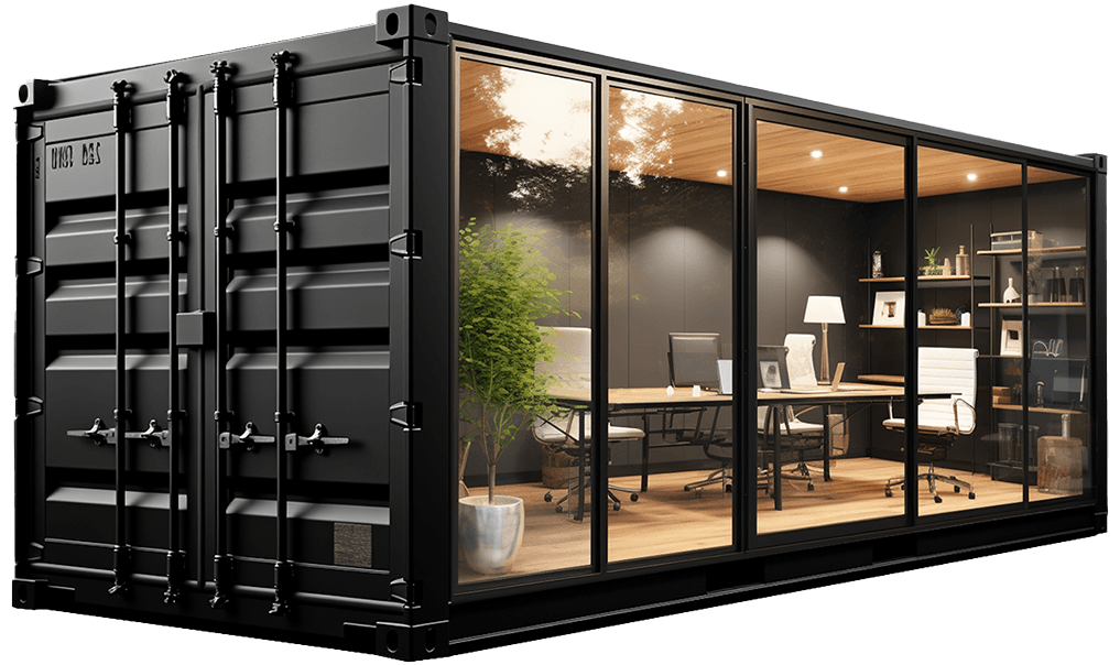 MEDIA-Container Basement Büro