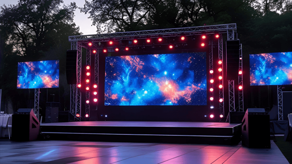 led videowand mieten fuer aussenbereich bei event