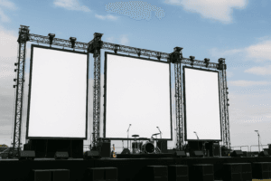 A Large LED Screen at event