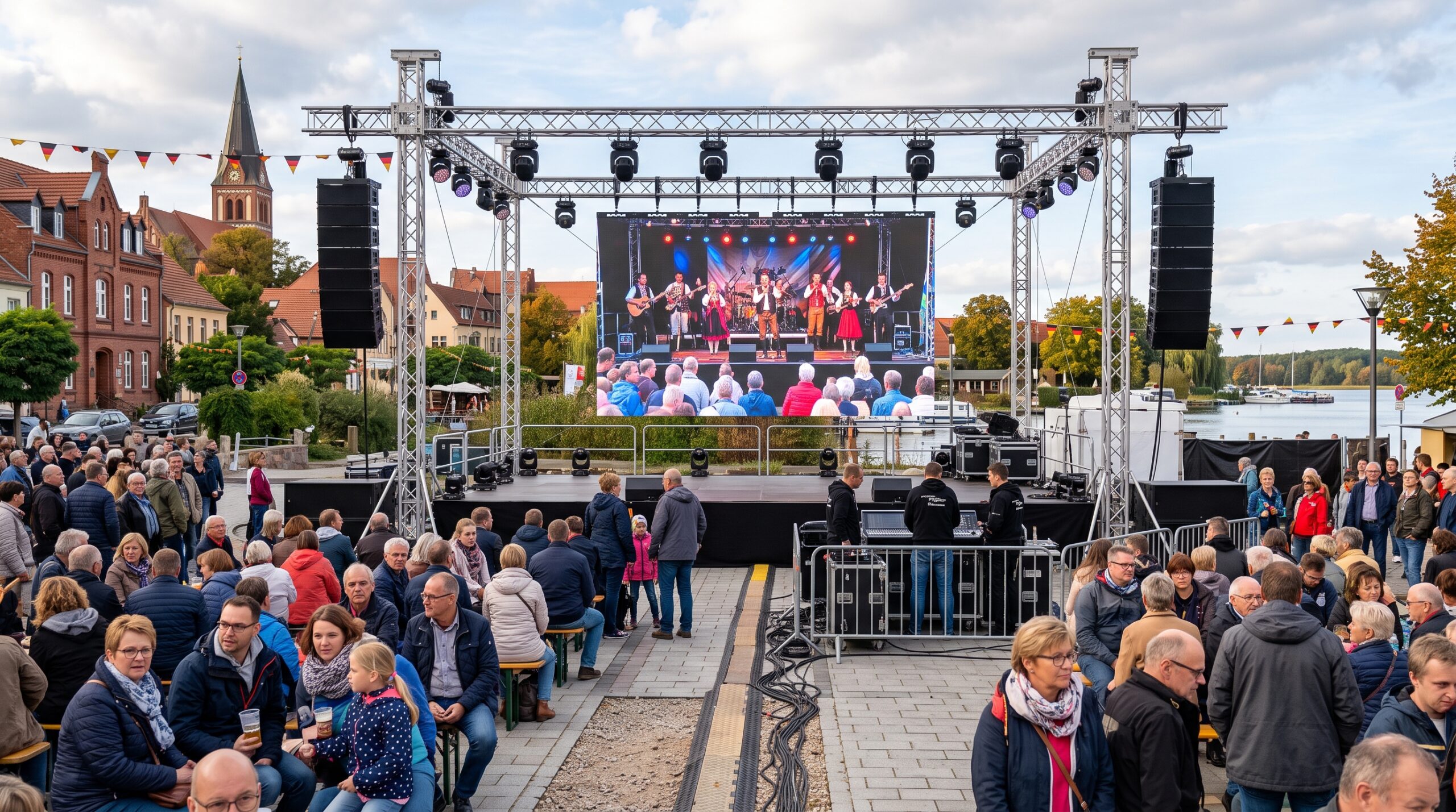 LED Display Mieten Waren (Müritz)