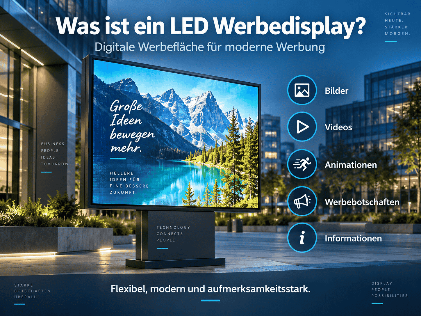 LED Werbedisplay 