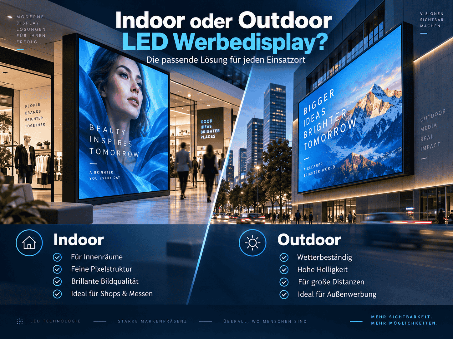 LED Werbedisplay 