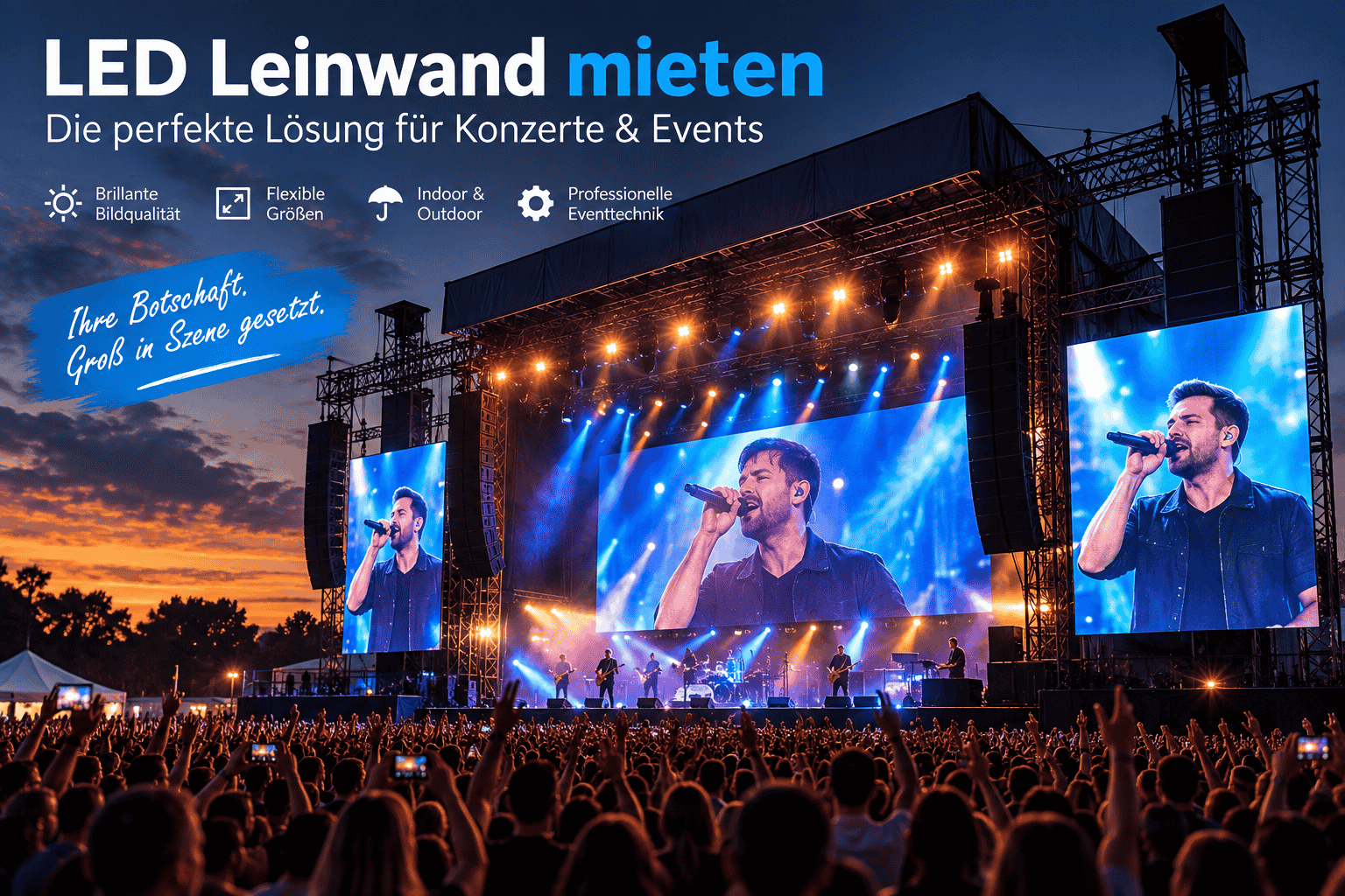 LED Leinwand mieten